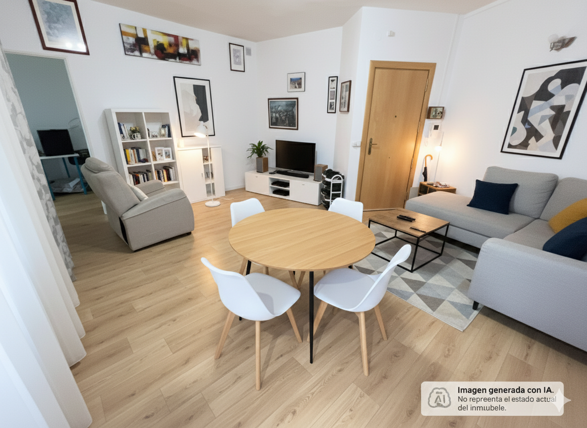 Sala d'estar de Pis en venda en  Barcelona Capital