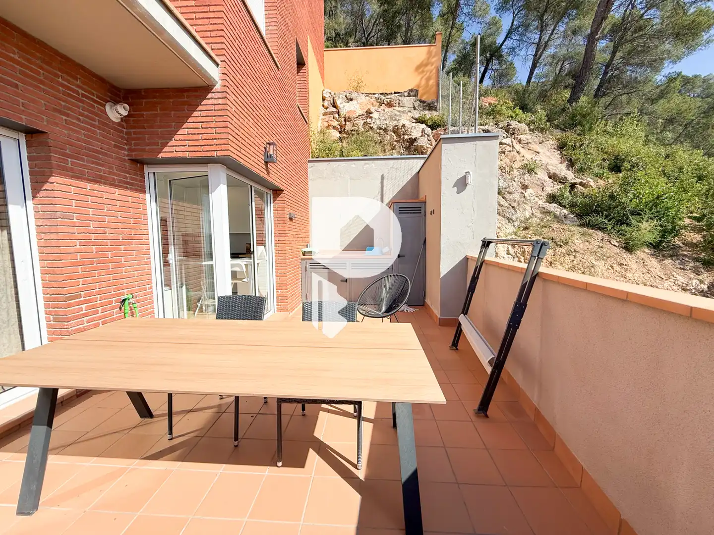 Terraza de Casa o chalet de alquiler en Vallirana con Aire acondicionado, Calefacción y Jardín privado