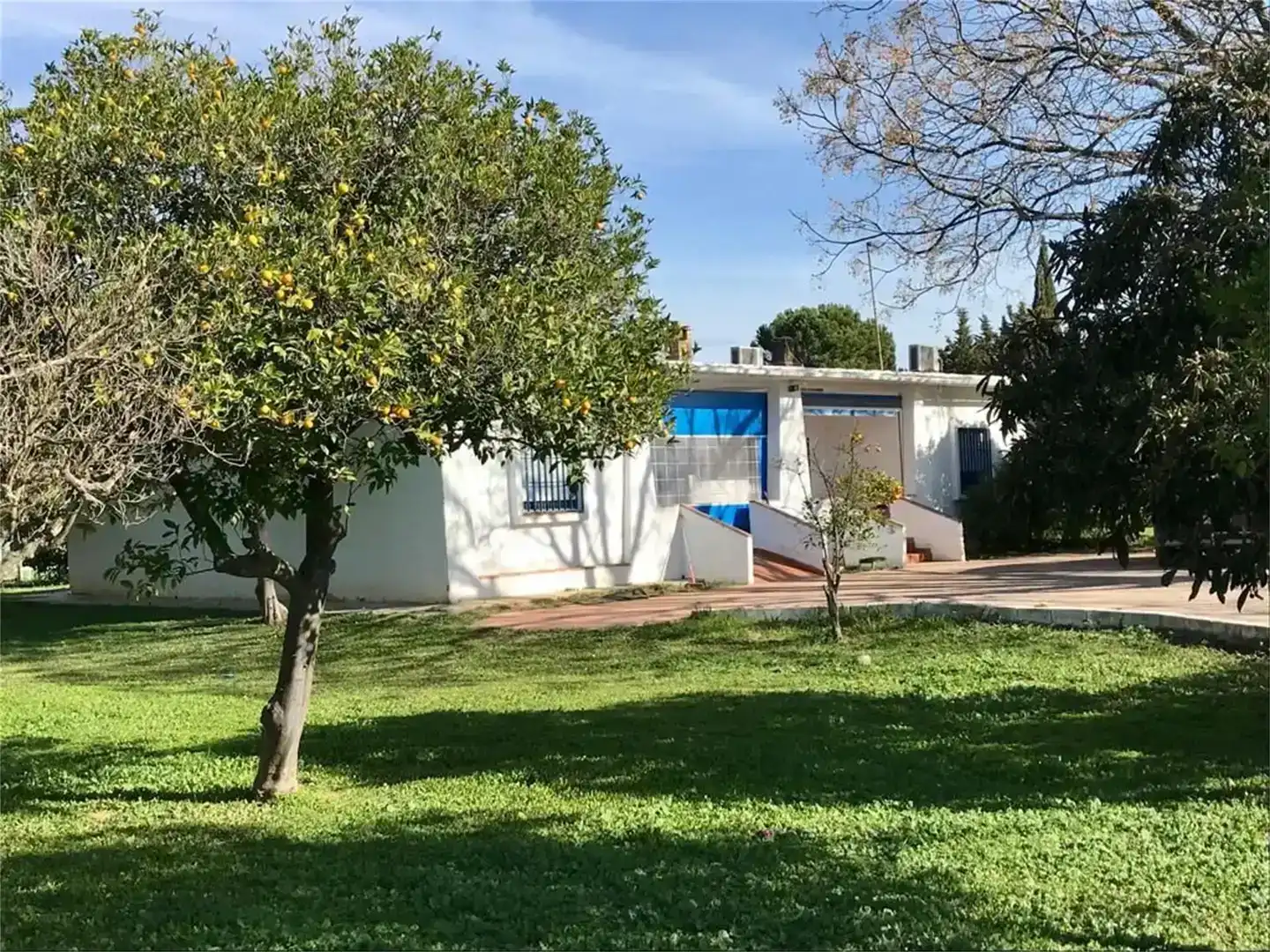 Vista exterior de Pis en venda en Sanlúcar la Mayor, Sevilla