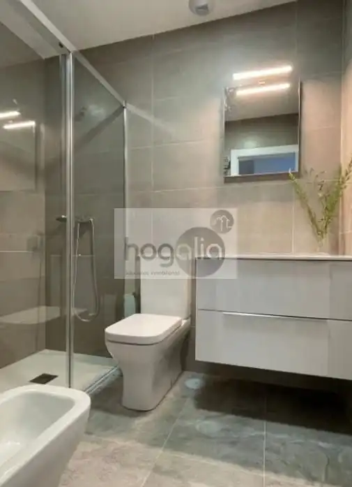 Bany de Planta baixa de lloguer en Sevilla amb Aire condicionat, Terrassa i Moblat