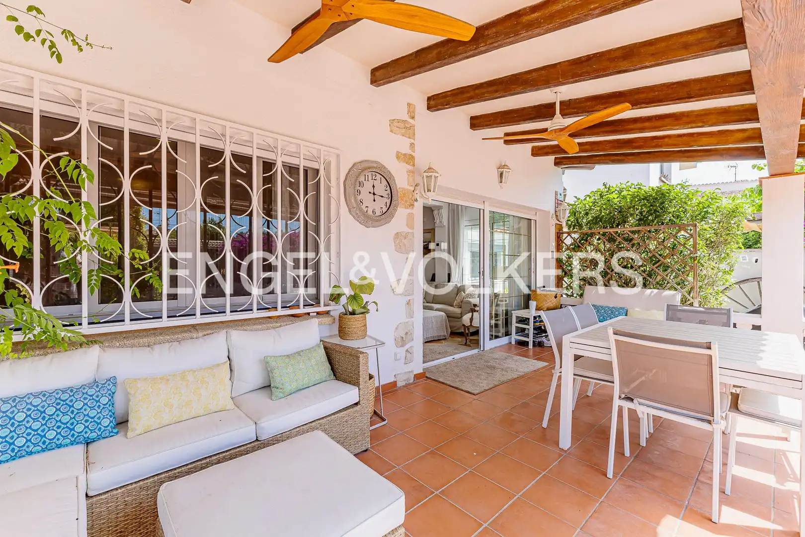 Terrassa de Casa o xalet en venda en Torredembarra amb Aire condicionat, Calefacció i Jardí privat