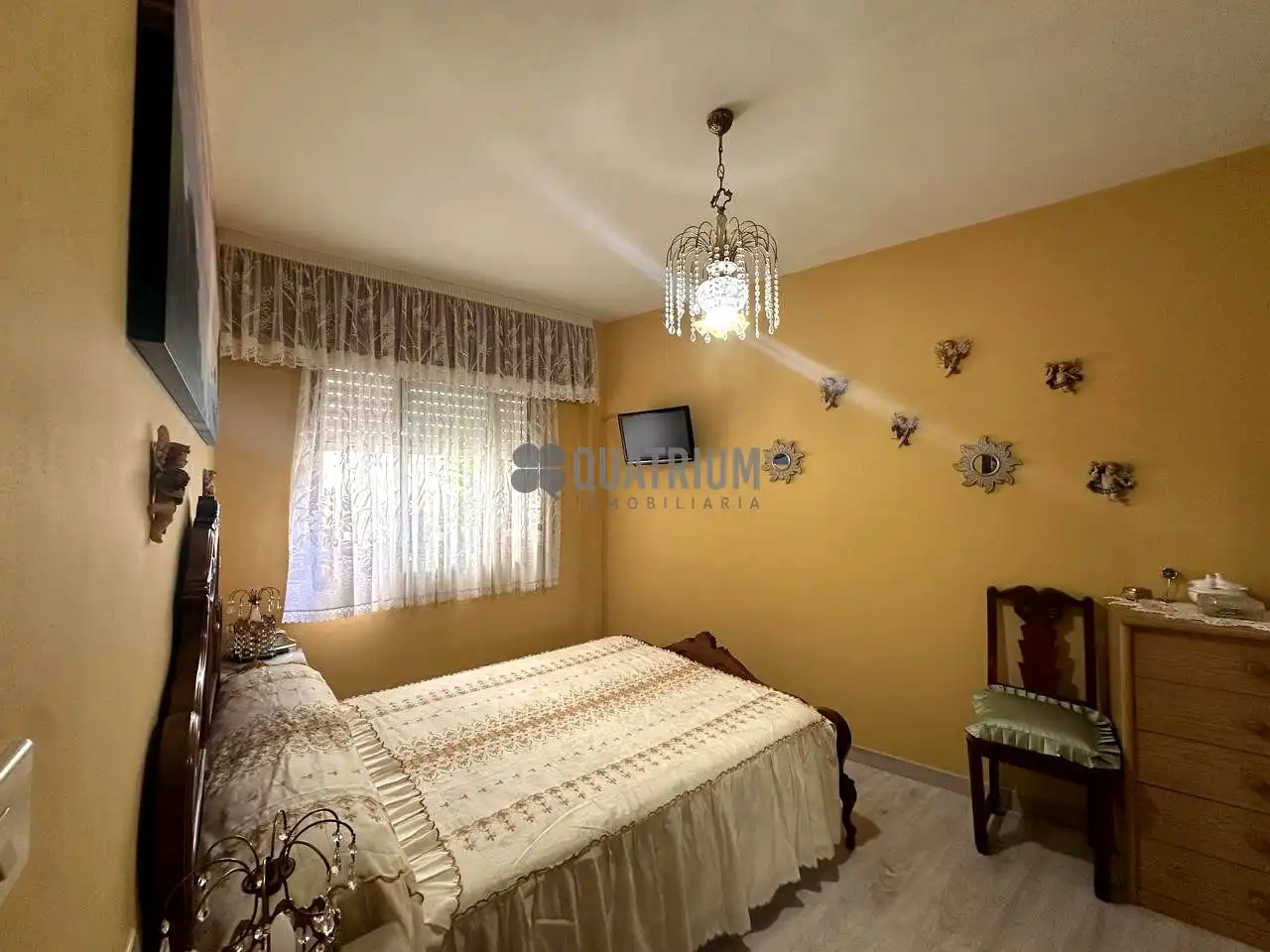 Bedroom of Flat for sale in A Estrada   with Terrace and Furnished