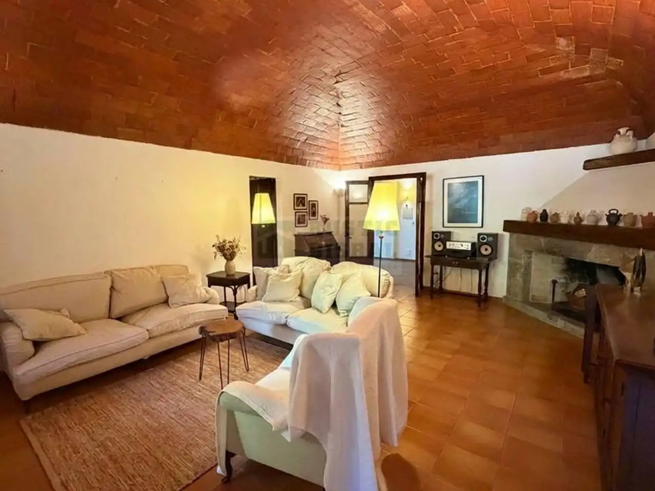 Sala d'estar de Finca rústica en venda en Calonge i Sant Antoni amb Jardí privat i Terrassa