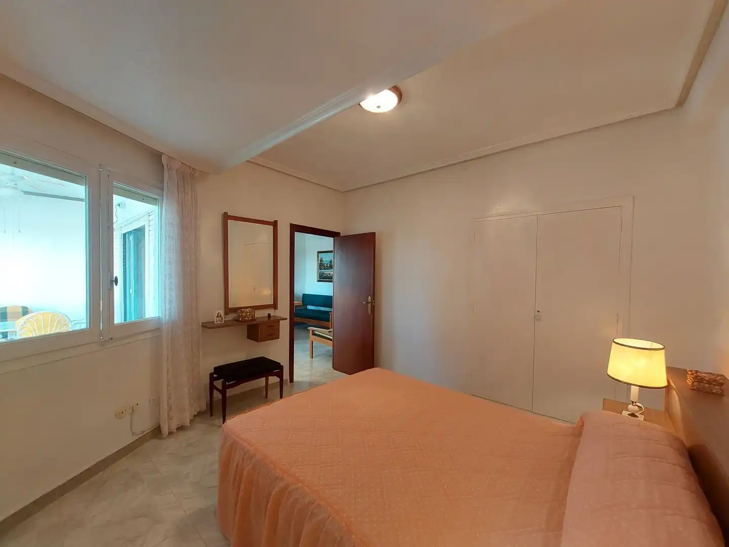 Bedroom of Flat for sale in El Campello  with Terrace, Furnished and Community pool