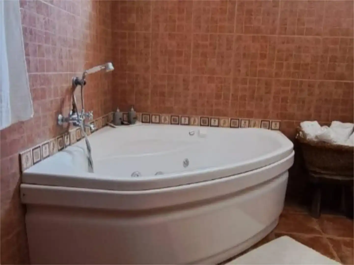 Bany de Finca rústica en venda en Laroya amb Jardí privat, Piscina i Moblat