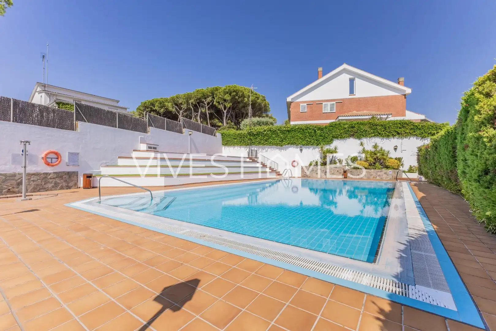 Piscina de Casa adosada en venda en Sant Andreu de Llavaneres amb Calefacció, Jardí privat i Terrassa