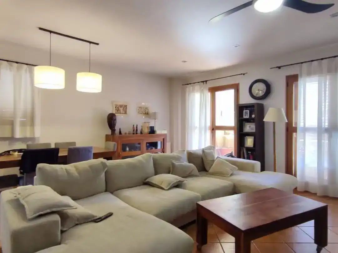 Wohnzimmer von Wohnung zum Verkauf in Tavernes de la Valldigna mit Klimaanlage und Balkon