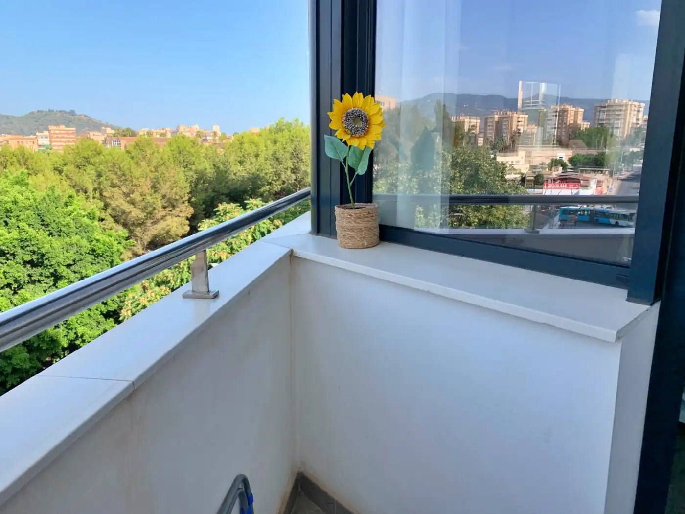 Terraza de Piso de alquiler en Málaga con Aire acondicionado, Calefacción y Terraza