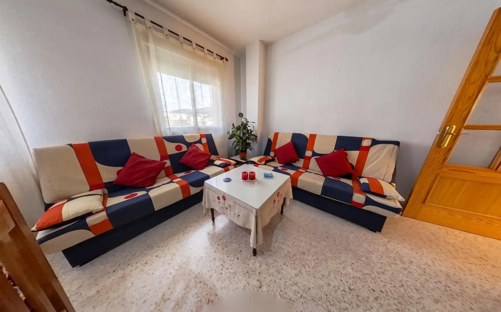 Living room of Flat for sale in Güevéjar  with Furnished