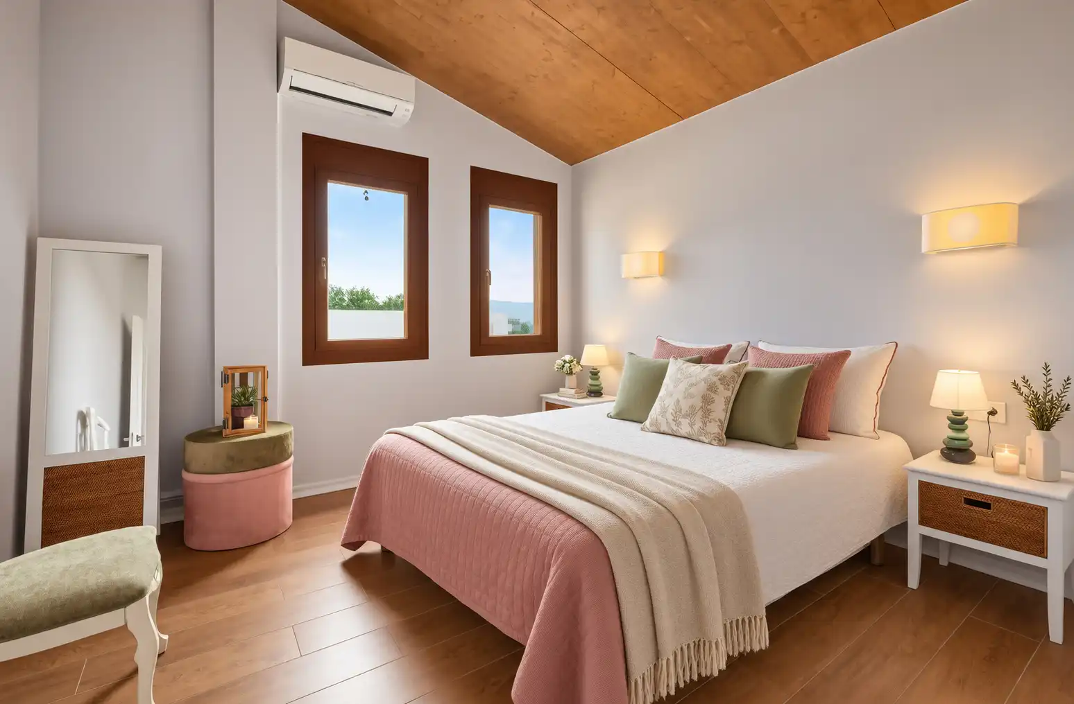 Bedroom of Houses for sale in Cervià de Ter  with Air Conditioner, Heating and Private garden