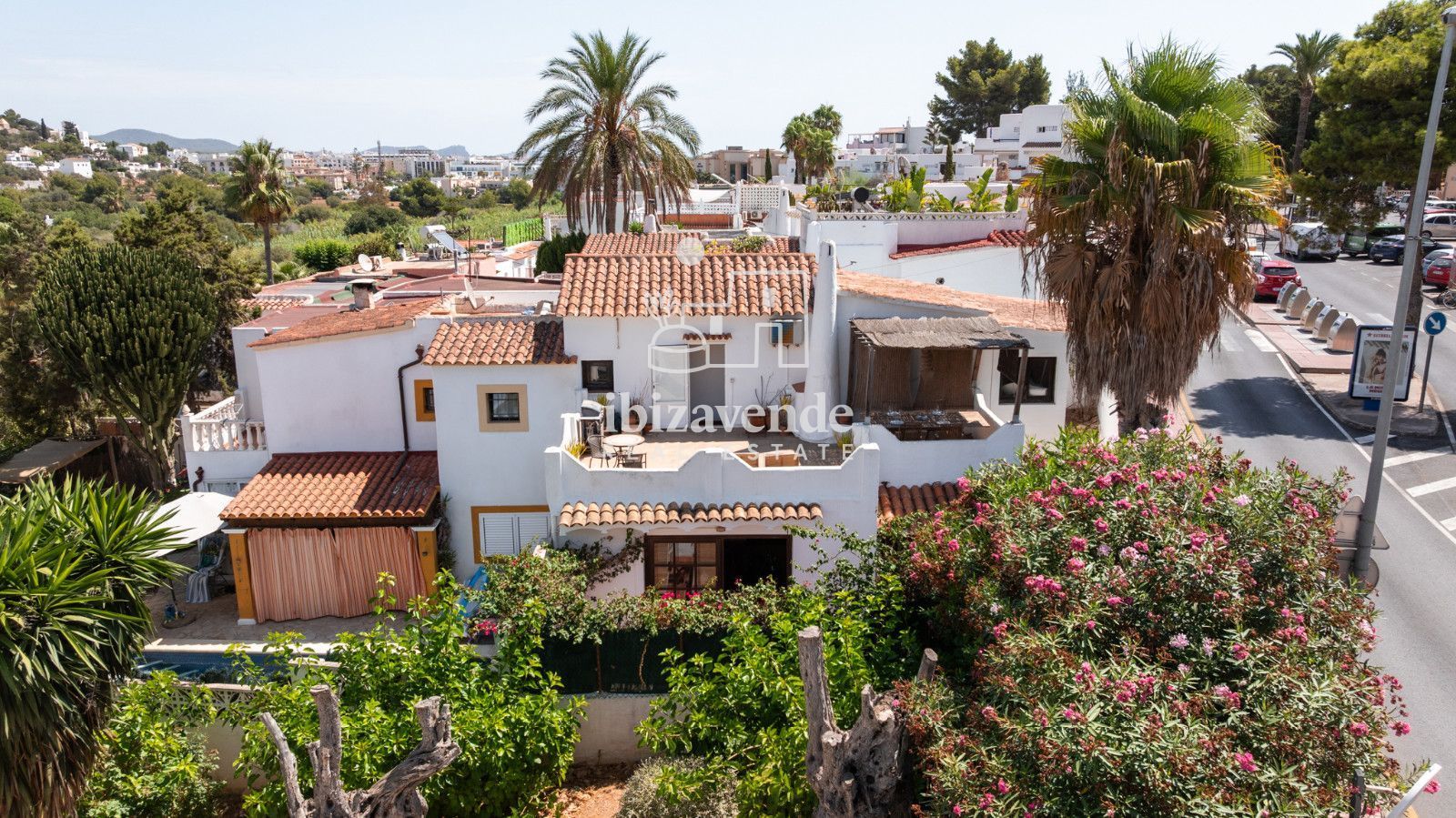 Vista exterior de Casa o chalet en venta en Santa Eulària des Riu con Aire acondicionado, Calefacción y Terraza