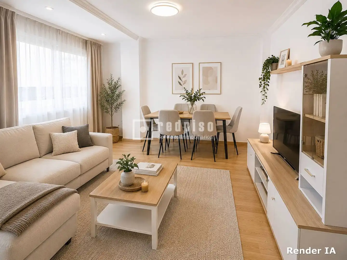 Wohnzimmer von Wohnung zum Verkauf in Valencia mit Klimaanlage