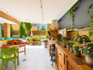 Terraza de Casa o chalet en venta en Rivas-Vaciamadrid con Aire acondicionado, Calefacción y Jardín privado