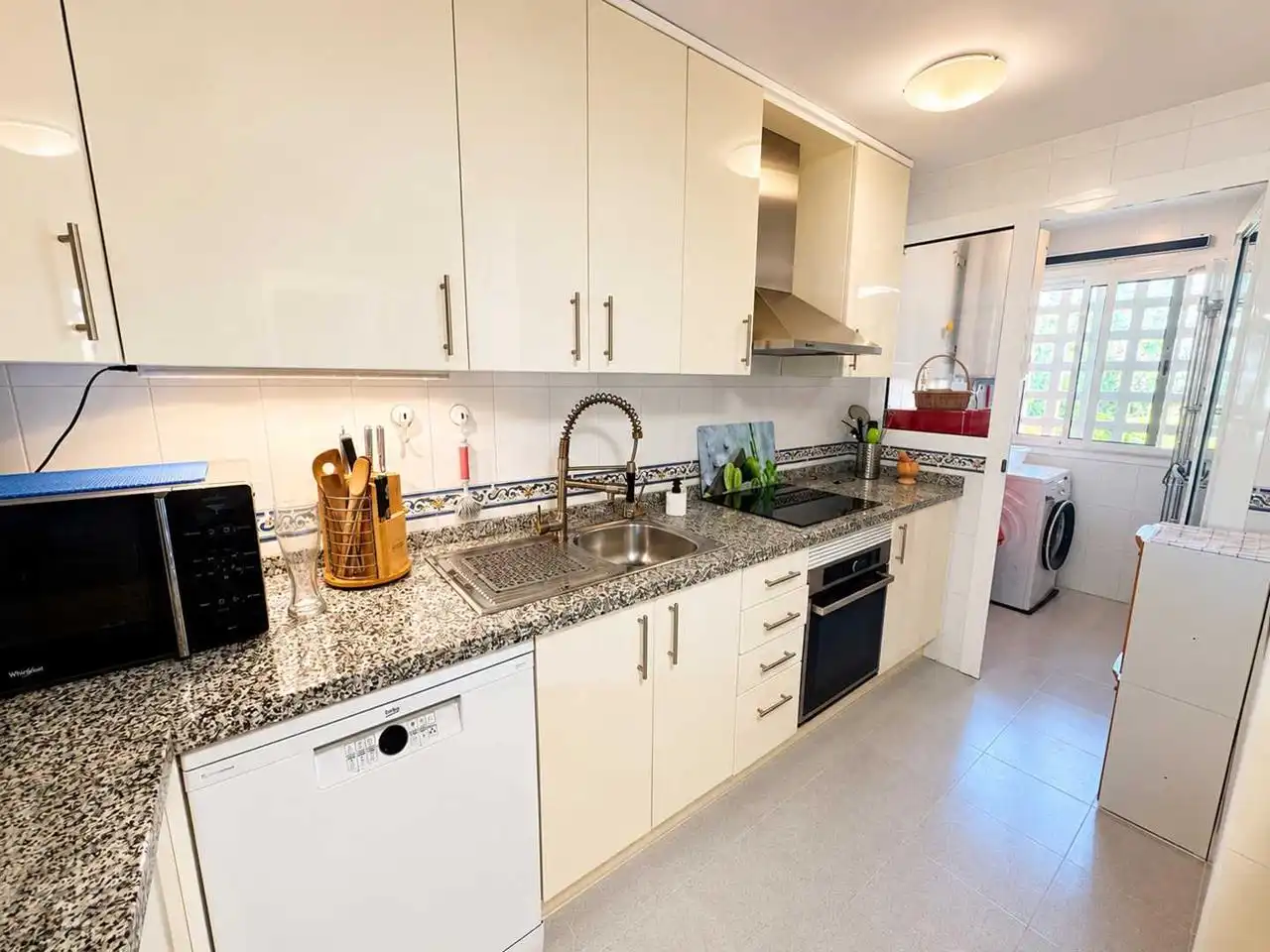 Cocina de Apartamento en venta en Manilva con Aire acondicionado, Calefacción y Terraza