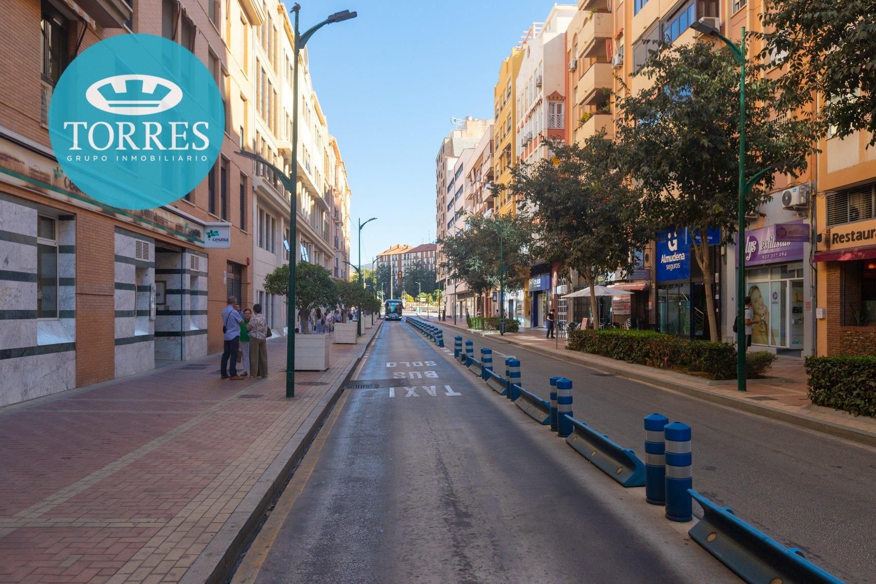 Vista exterior de Piso de alquiler en Málaga Capital con Aire acondicionado