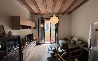 Living room of Flat for sale in  Barcelona Capital  with Air Conditioner, Heating and Parquet flooring