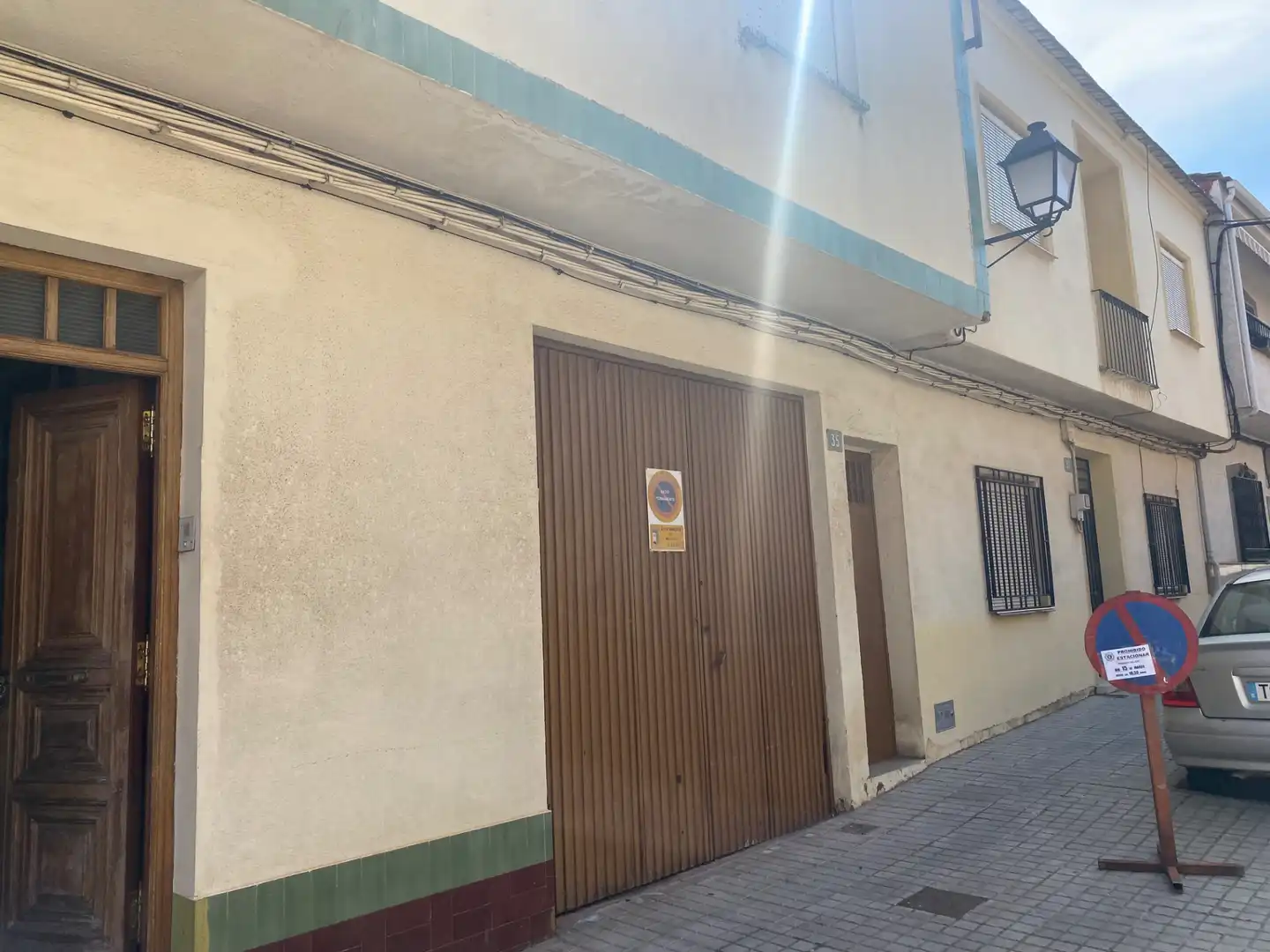Vista exterior de Casa adosada en venda en Malagón amb Aire condicionat, Terrassa i Traster