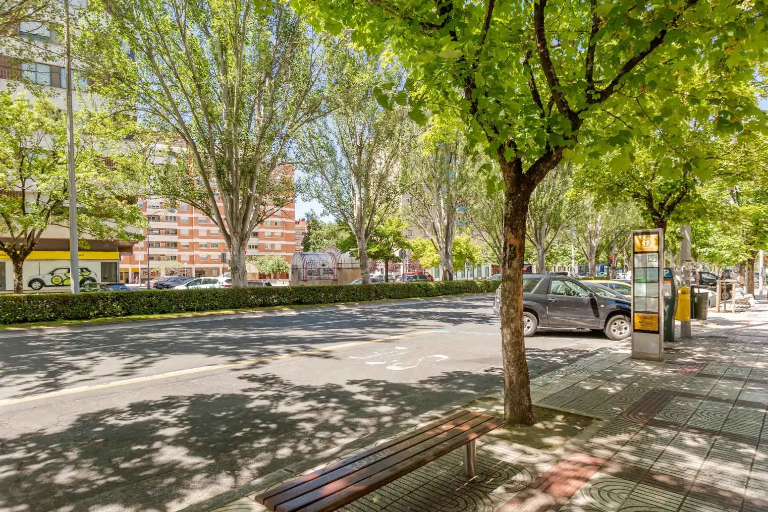 Vista exterior de Ático en venta en  Pamplona / Iruña con Parquet y Terraza