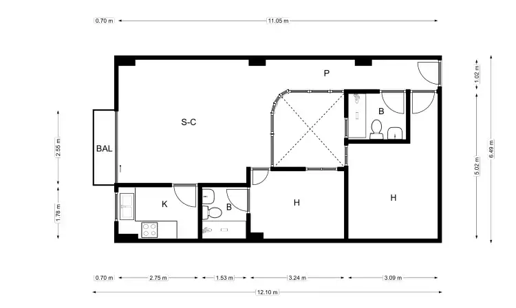 Flat for sale in C/ Enriqueta Ortega, Santo Domigo