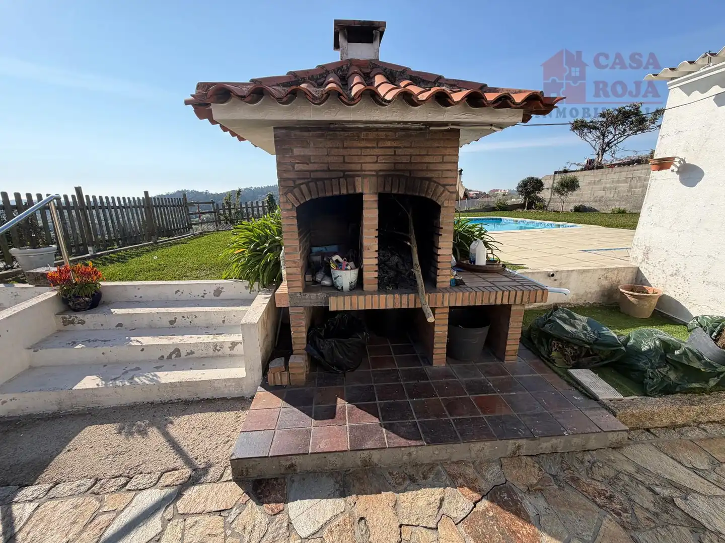 Terraza de Casa o chalet en venta en Bueu con Calefacción, Parquet y Terraza