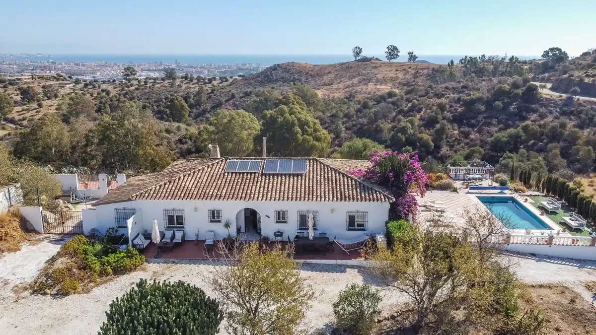 Exterior view of Houses for sale in Mijas  with Private garden, Terrace and Swimming Pool