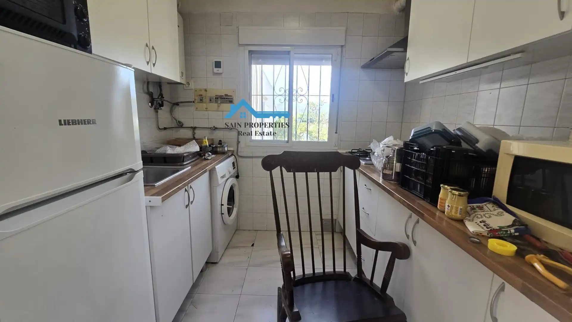Cuina de Casa adosada en venda en La Nucia amb Aire condicionat, Calefacció i Jardí privat