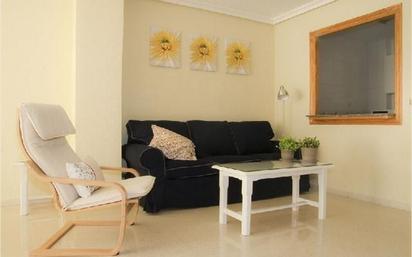 Living room of Apartment to rent in  Almería Capital  with Air Conditioner, Furnished and Washing machine