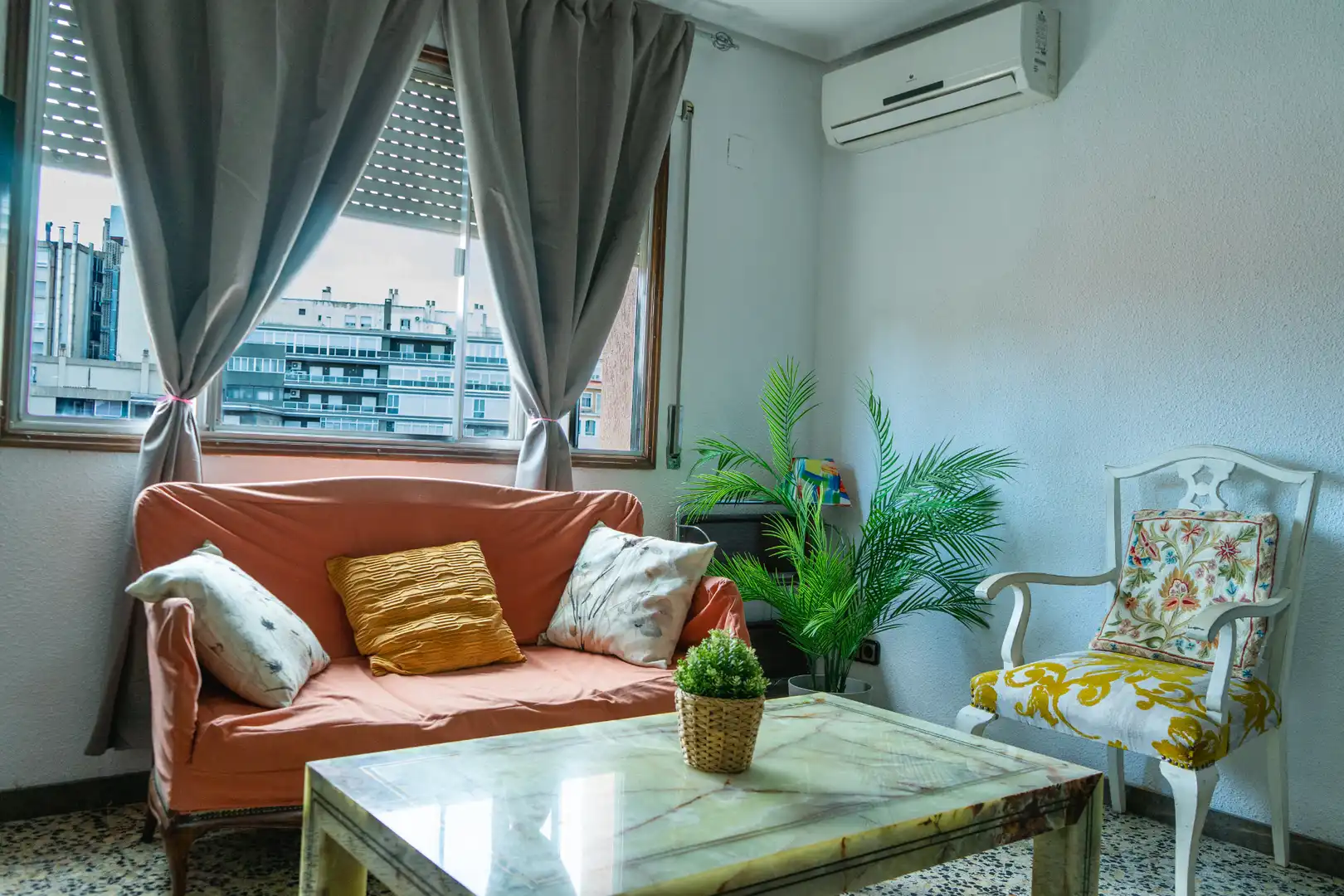 Sala de estar de Piso en venta en Zaragoza con Aire acondicionado, Calefacción y Terraza