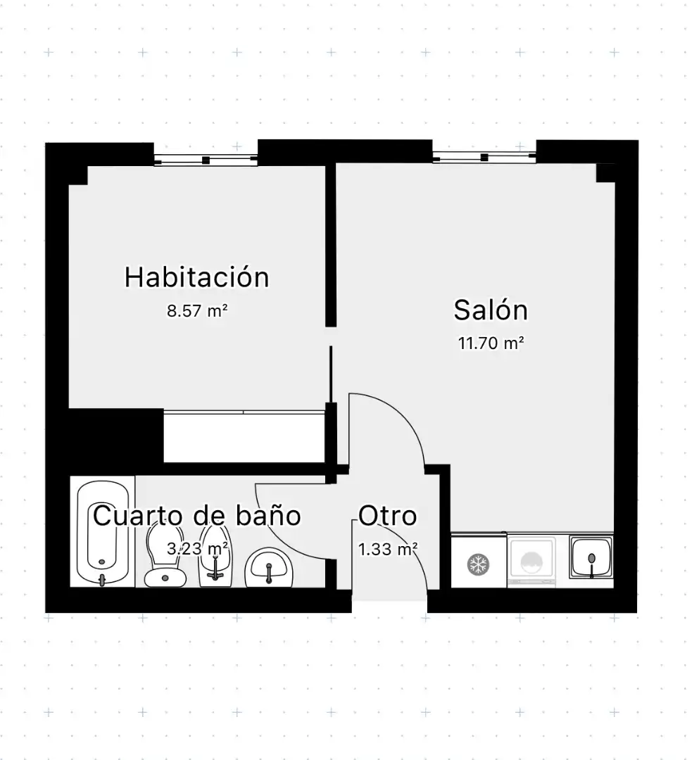 Apartments for rent in Madrid  with Air Conditioner, Heating and Storage room