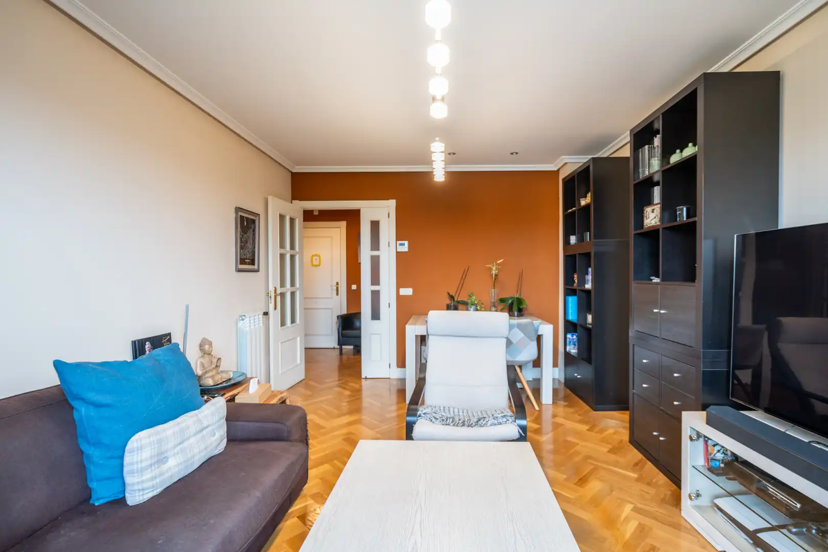 Sala de estar de Piso en venta en Las Rozas de Madrid con Calefacción, Terraza y Trastero