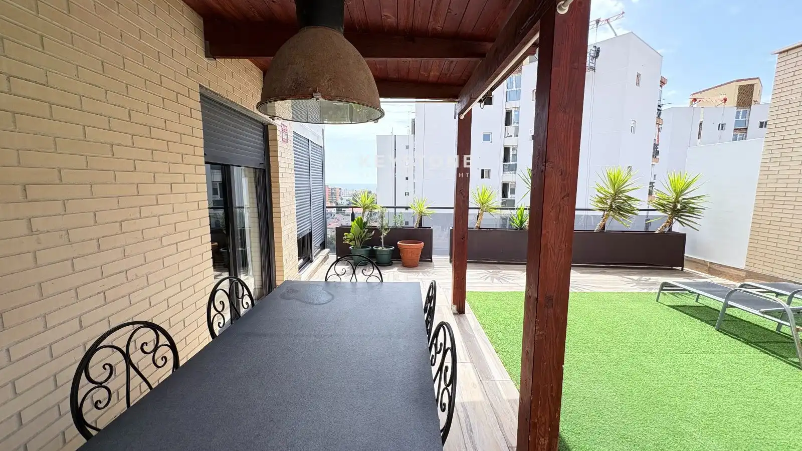 Terraza de Ático de alquiler en Alicante / Alacant con Aire acondicionado, Calefacción y Terraza