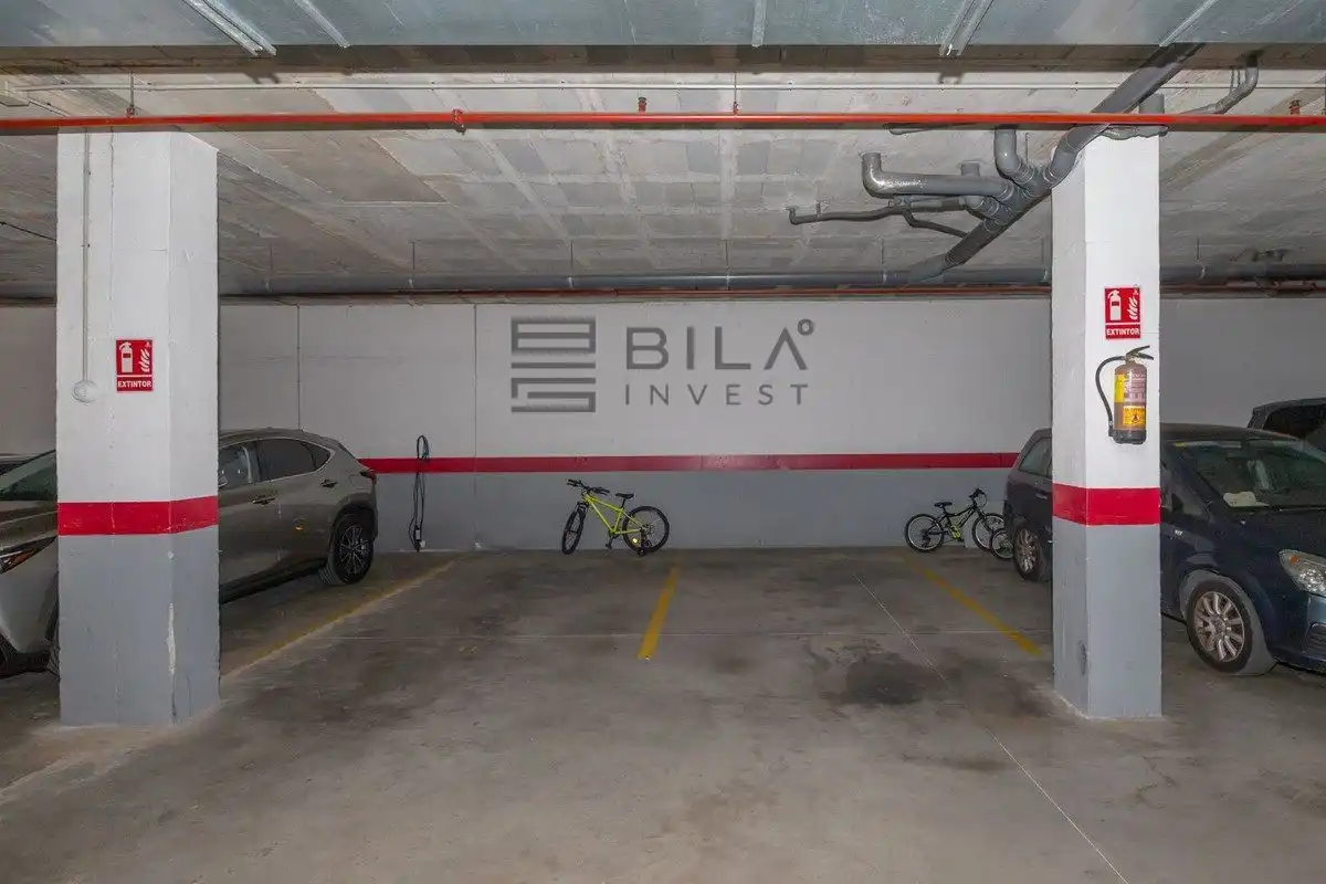 Parking of Flat for sale in Marbella  with Air Conditioner, Terrace and Swimming Pool