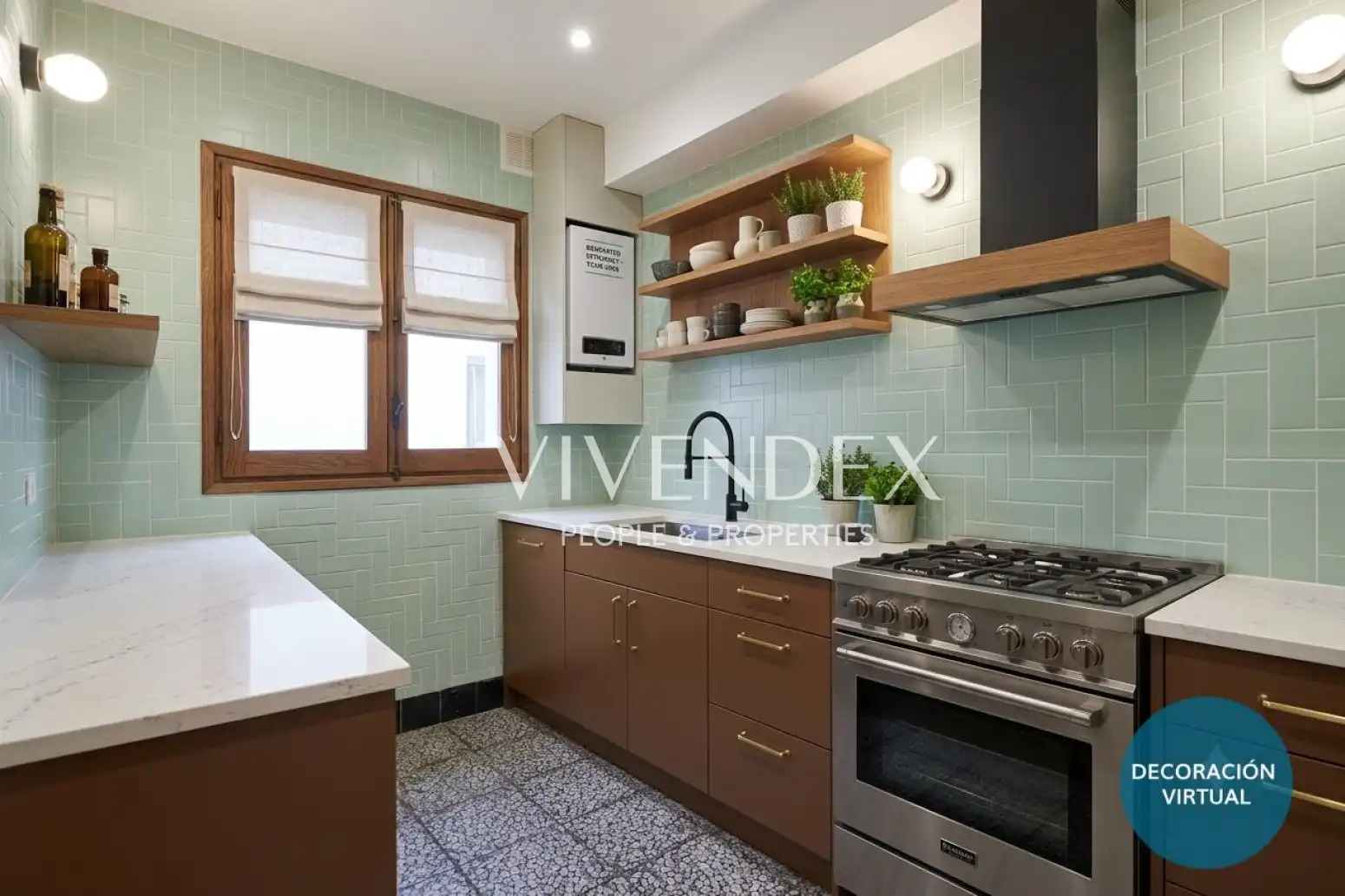 Kitchen of Attic for sale in Barcelona  with Terrace and Storage room