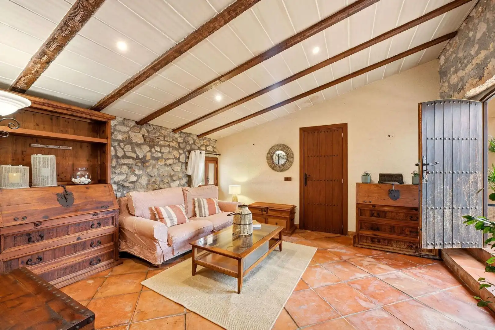 Sala d'estar de Casa o xalet en venda en Llubí amb Aire condicionat, Calefacció i Jardí privat
