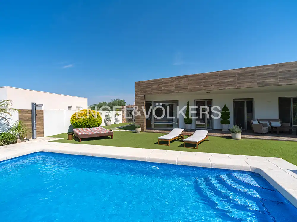 Terraza de Casa o chalet en venta en Santa Pola con Aire acondicionado, Calefacción y Jardín privado