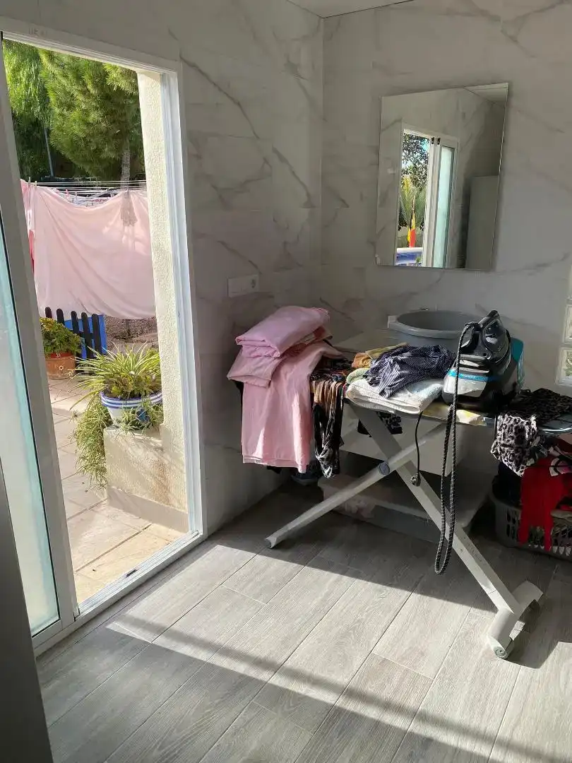 Terrassa de Casa o xalet en venda en Mutxamel amb Aire condicionat, Piscina i Balcó