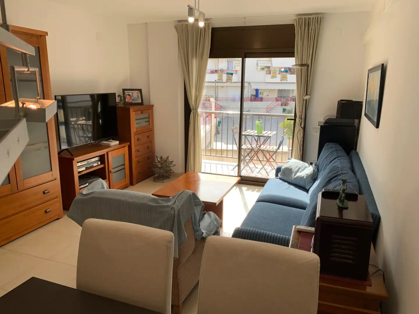 Sala de estar de Apartamento en venta en Torredembarra con Aire acondicionado, Calefacción y Terraza