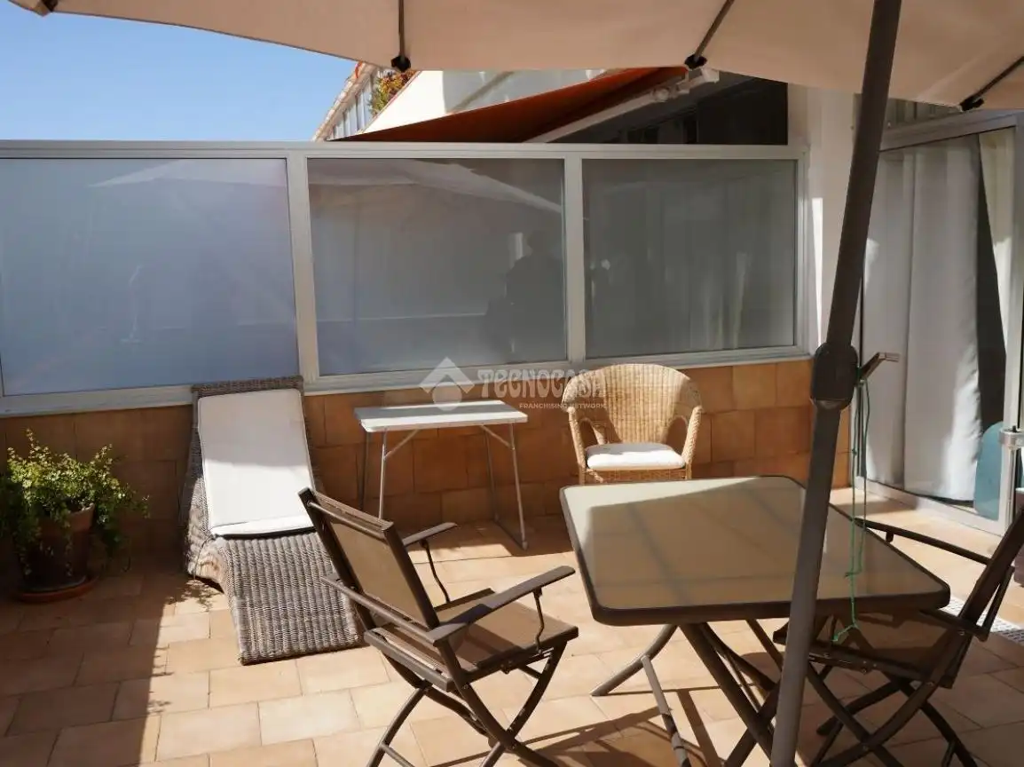 Terraza de Piso de alquiler en Puerto de la Cruz con Terraza y Amueblado