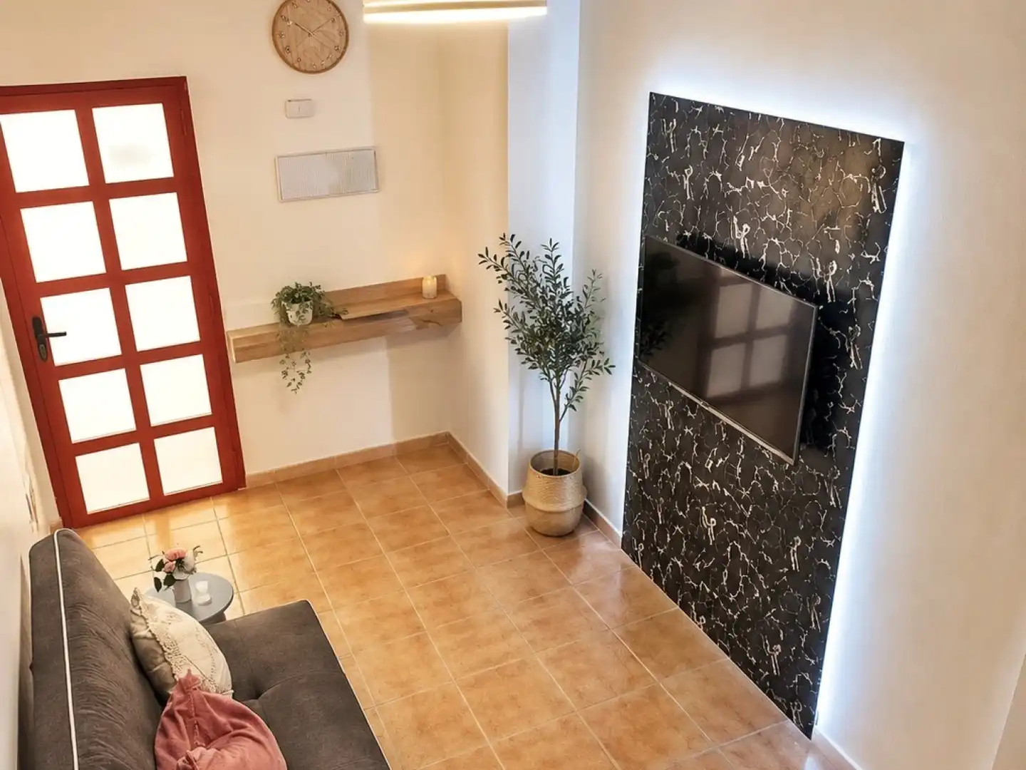 Sala d'estar de Casa o xalet en venda en Murcia amb Aire condicionat, Calefacció i Moblat