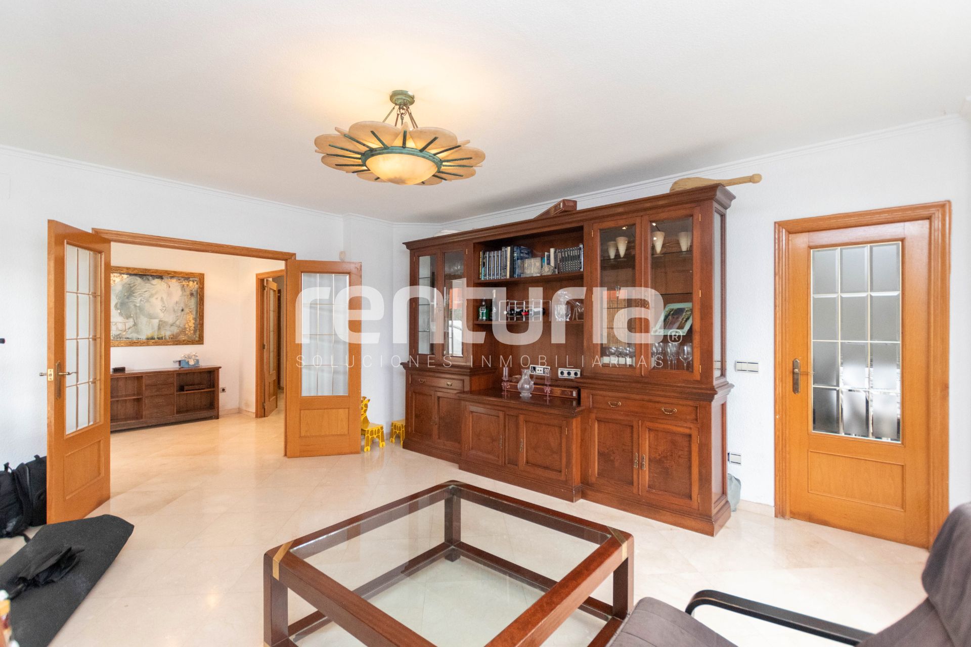 Sala de estar de Casa o chalet en venta en El Puig de Santa Maria con Aire acondicionado, Calefacción y Jardín privado