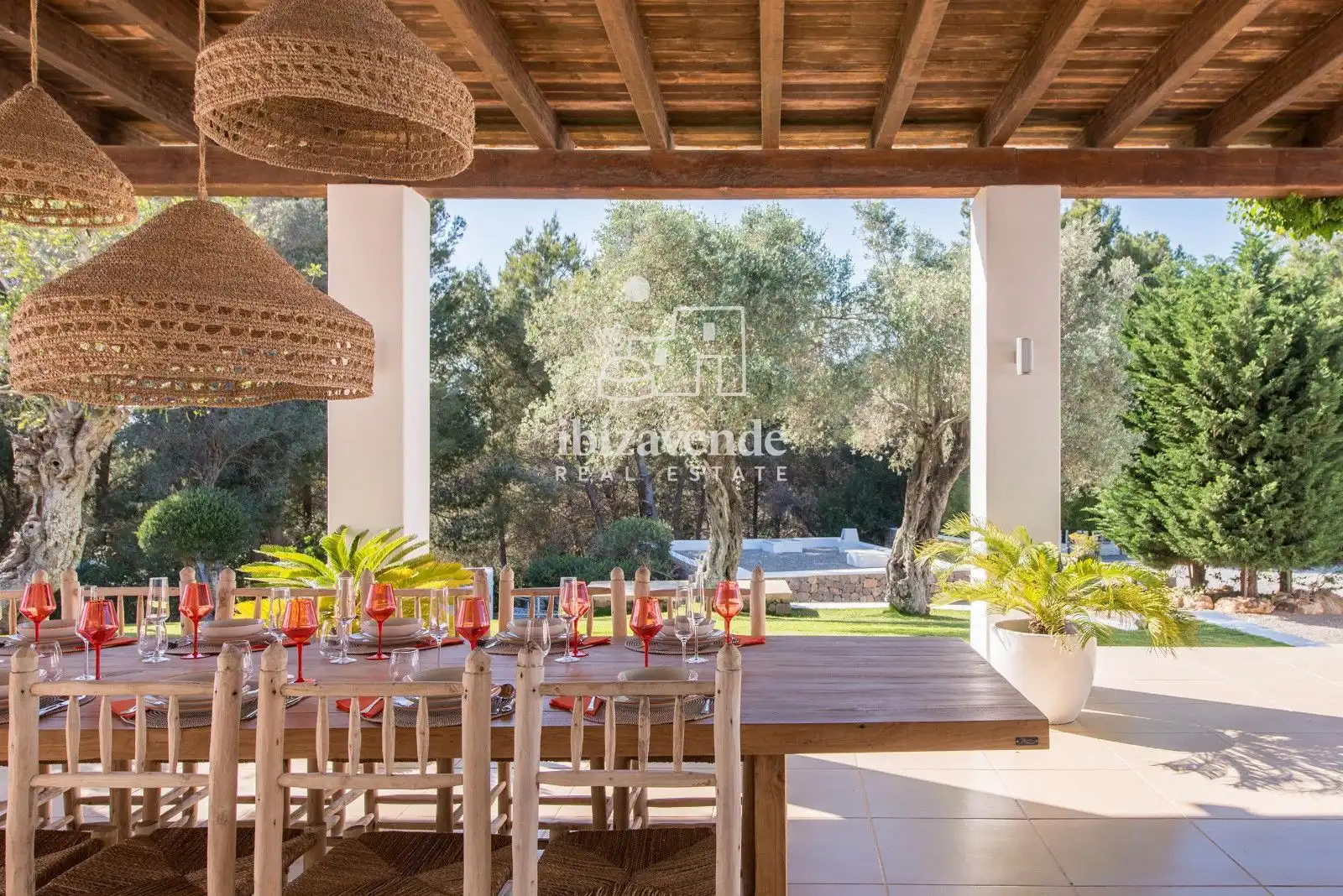 Terraza de Casa o chalet de alquiler en Santa Eulària des Riu con Aire acondicionado, Calefacción y Terraza