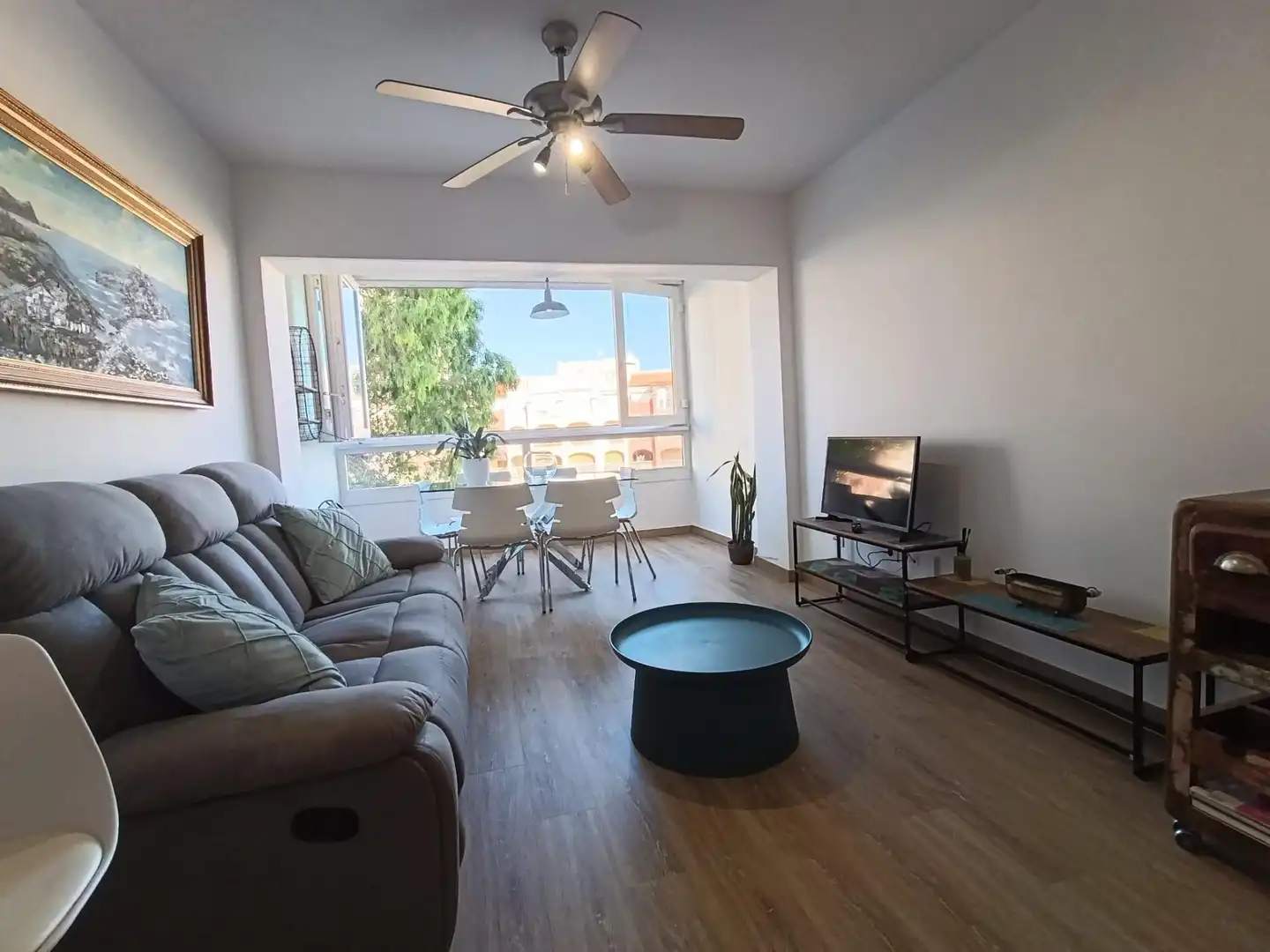 Living room of Flat for rent in El Ejido  with Private garden, Furnished and Community pool