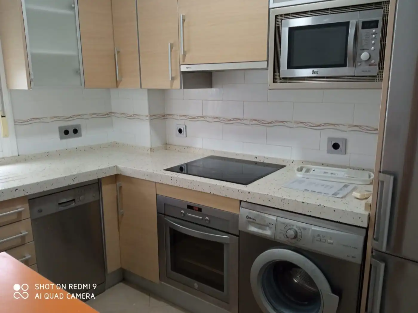 Cocina de Piso de alquiler en Chiclana de la Frontera con Aire acondicionado y Balcón