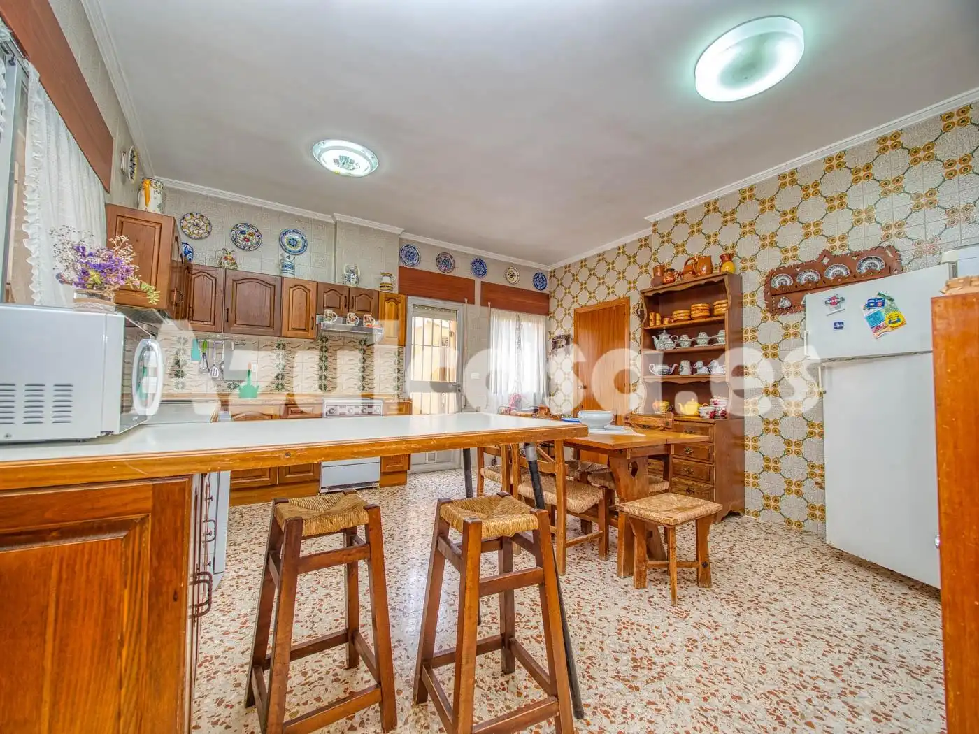 Cuina de Casa o xalet en venda en Cartagena amb Jardí privat, Terrassa i Traster
