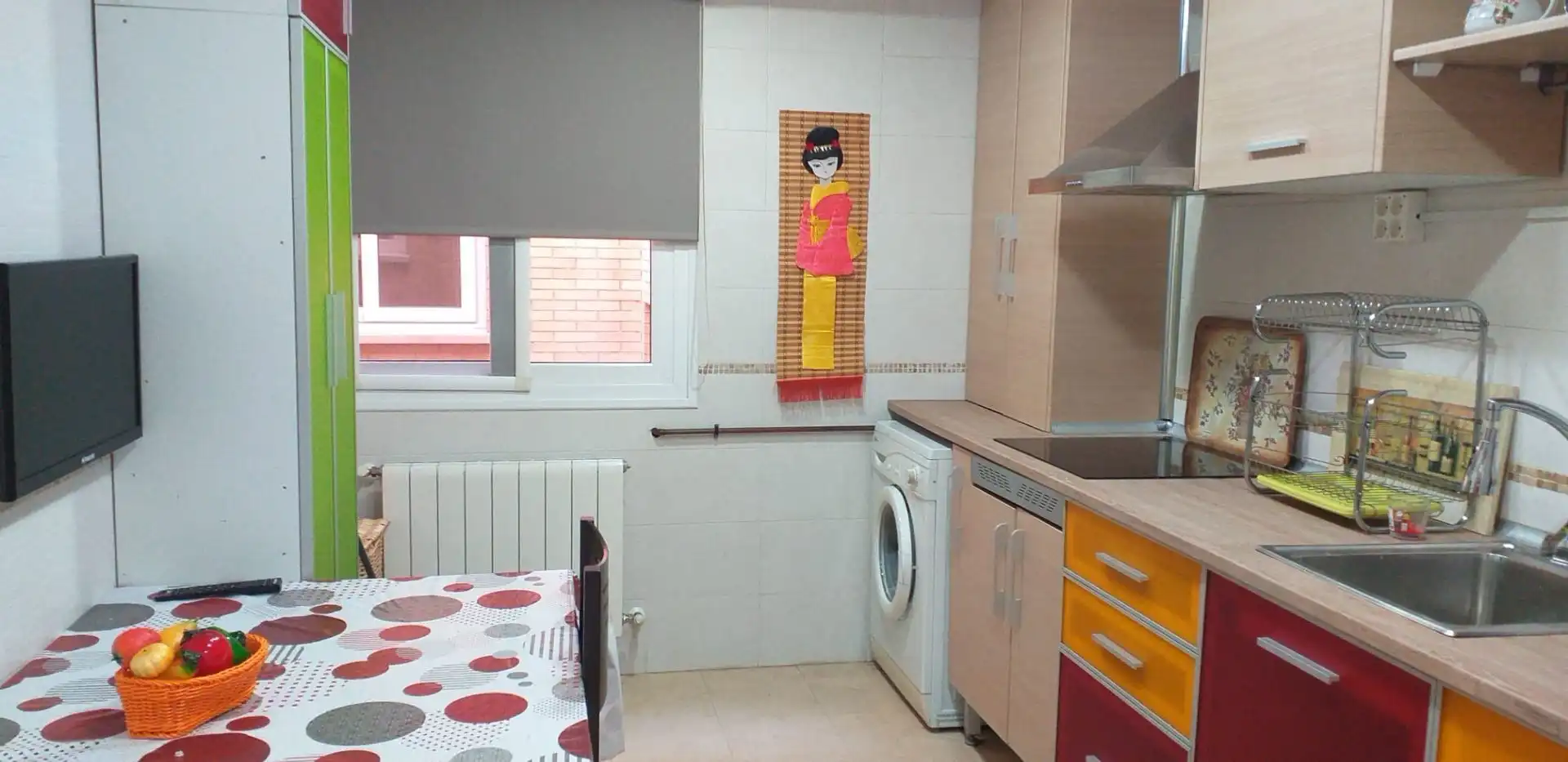 Cocina de Piso de alquiler en Puertollano con Aire acondicionado, Terraza y Amueblado
