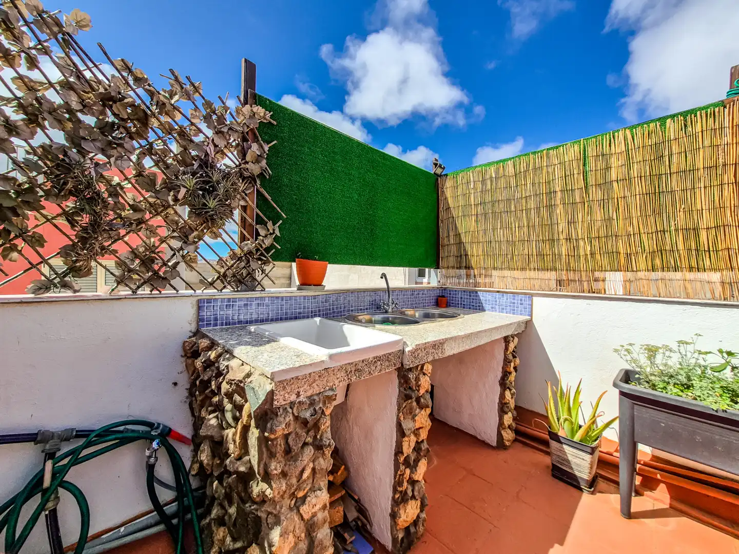 Jardín de Casa adosada en venta en Las Palmas de Gran Canaria con Terraza, Trastero y Amueblado
