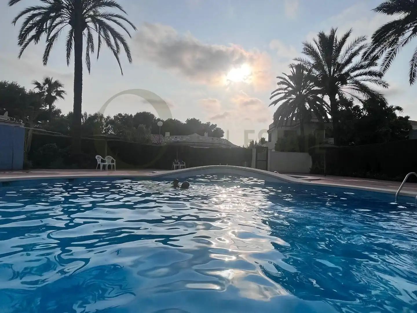 Swimming pool of Flat for sale in El Campello  with Air Conditioner, Heating and Private garden