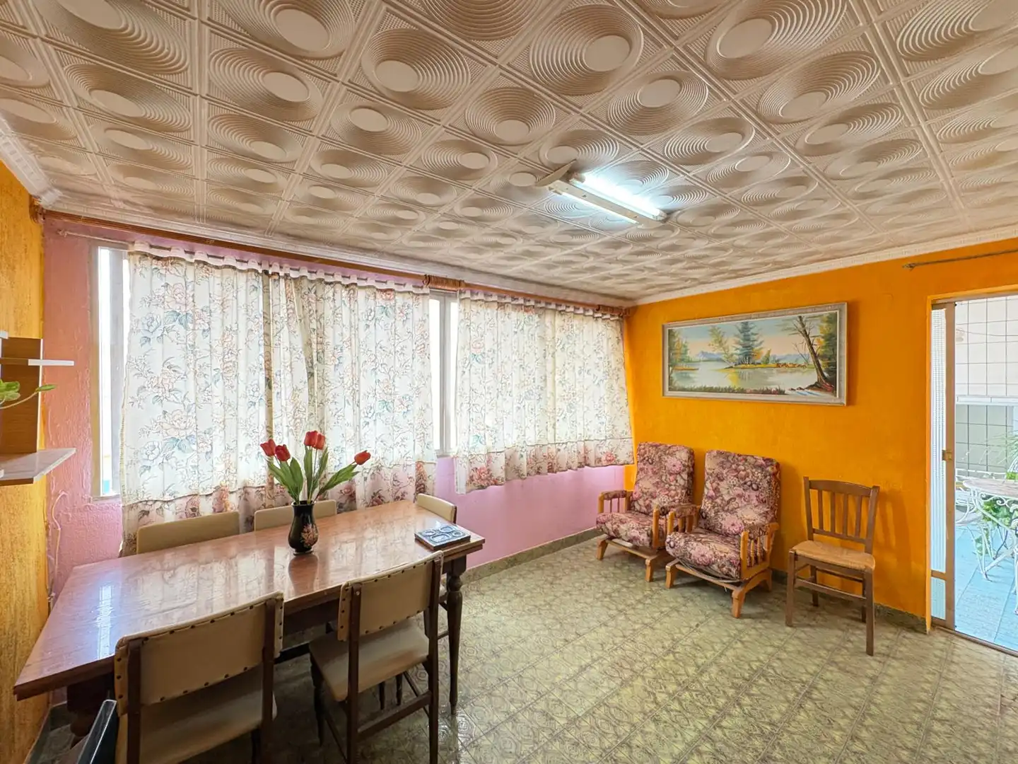 Dining room of Flat for sale in Alicante / Alacant  with Terrace and Furnished
