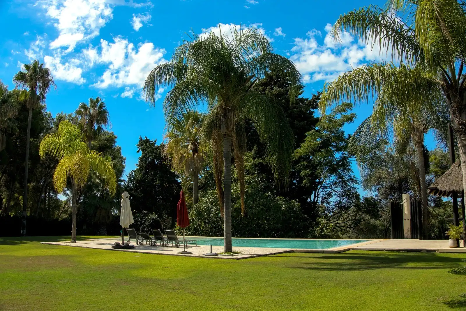 Piscina de Casa o xalet en venda en Marbella amb Aire condicionat, Jardí privat i Parquet
