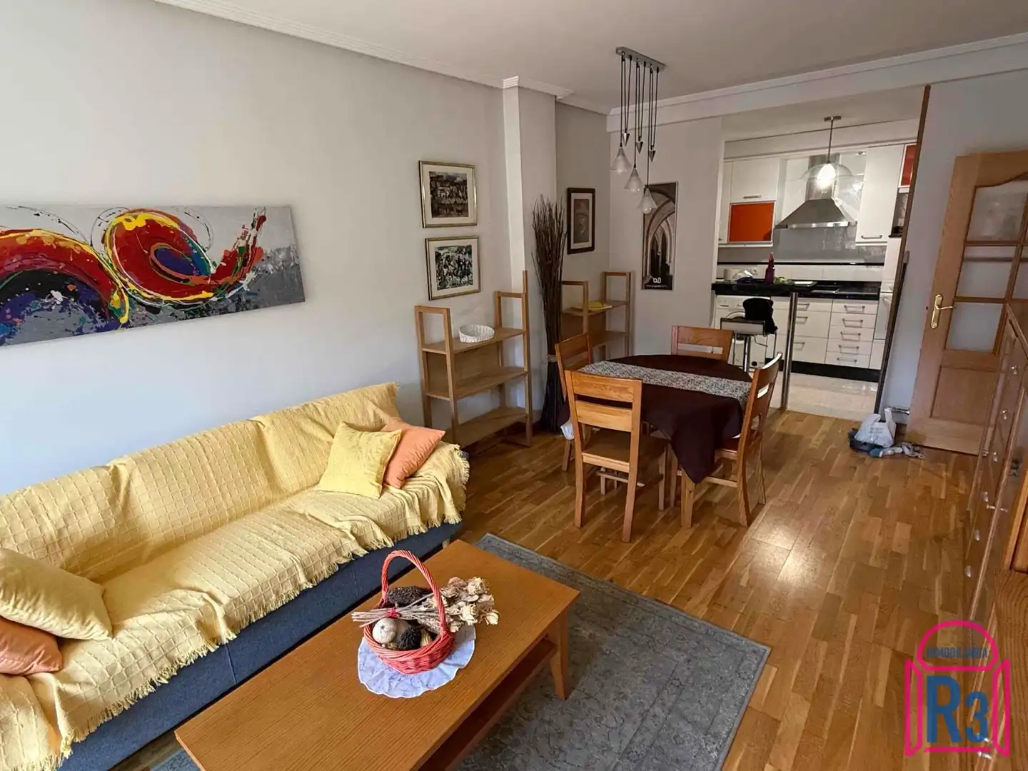 Sala de estar de Apartamento de alquiler en León Capital  con Calefacción, Terraza y Amueblado